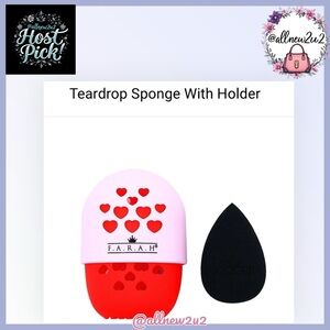 New F.A.R.A.H Teardrop Sponge with Holder Host Pick